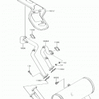 MULE 4010 Trans4x4 (KAF620VJF) Глушитель