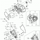 TERYX (KRF800FJF) Крышки двигателя