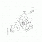 TERYX (KRF800GJFA) Front hubs  /  brakes