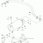 MULE SX (KAF400NJF) Глушитель