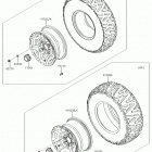 TERYX4 (KRT800GJFA) Wheels  /  tires