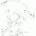 MULE SX (KAF400LJF) Глушитель