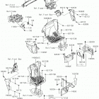TERYX (KRF800GJFA) Детали рамы (фронт)