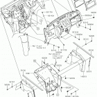 MULE SX (KAF400HJF) Детали рамы (фронт)