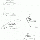 TERYX (KRF800HJF) Наклейки