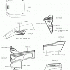 TERYX (KRF800GJFA) Decals(gray)(gjfa)