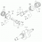 MULE 4000 (KAF620PJF) Crankshaft  /  piston(s)