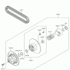 MULE 4010 TRANS4X4 (KAF620XJF) Driven converter  /  drive belt