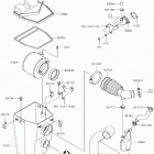MULE SX (KAF400LJF) Air cleaner(lhf  /  ljf)(cn)