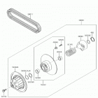 MULE 4010 Trans4x4 (KAF620VJF) Driven converter  /  drive belt