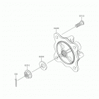 MULE PRO-FXR Rear hubs  /  brakes