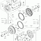 MULE 4010 Trans4x4 (KAF620VJF) Front hubs  /  brakes