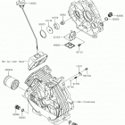 MULE SX (KAF400NJF) Масляный насос  /  масляный фильтр
