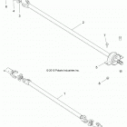 RANGER 570 CREW FULL SIZE (R21CDA57A1/B1) Drive train, front and rear prop shaft - r21cda57a1  /  ...