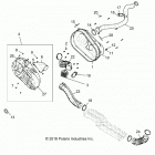 R19RGE99F2/FF/SC2/SFF/PCF/PFF POLARIS GENERAL 1000 EPS EU TR ZUG MD Drive train, clutch cover and ducting - r19rge99f2  /  f...