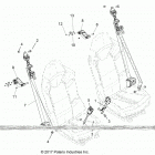 R19RGE99A2/EAR/EBR/UAF/UBF/UAM/UBM/UA9/UB9/UAL/KAK POLARIS GENERAL 1000 EPS Body, seat belt mounting - r19rge99a2  /  ear  /  ebr  /...