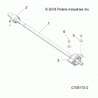 POLARIS GENERAL 1000 XP 4P (G20GMD99AP/AG) Drive train, rear prop shaft - g20gmd99ap  /  ag (c70017...
