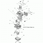 Z18VDE99NK RZR XP 1000 MD Engine, crankcase and crankshaft - z18vde99nk (49rgrcran...