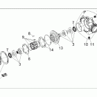 R18RT_87 RGR 900 XP ALL OPTIONS Drive train, front gearcase internals - r18rte87a1  /  a...
