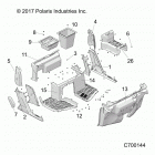 R19RSU99AS/BS RANGER 1000XP PS CREW NSTR Body, front  floor and rockers- r19rsu99as  /  bs (c7001...