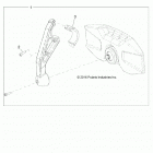 Z18VFE99AK/AJ/AW/BK/BJ/BW/LW/K99AK/BK/M99AL RZR XP 4 1000 Accessory, mirror, rear - z18vfm99al (701171)