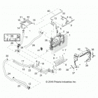 Z18VEL92BK/BR/LK RZR XP TURBO S Engine, cooling system - z18vel92bk  /  br  /  lk (70238...
