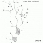 RANGER 1000XP CREW FACTORY CHOICE 49S & 50S (R20RSE99A/B) Body, fuel tank evap 50s - r20rse99  /  b (c700218)