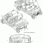 RANGER 570 CREW FULL SIZE (R20CDA57A1) Body, decals - r20cda57a1 (700729)