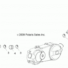 Z19YAV17B2/B4/N2/N4 RZR 170 Engine, air ducts - z19yav17b2  /  b4  /  n2  /  n4 (49r...