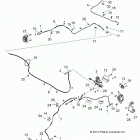 Z18VCE87BK/BU/BR/LU RZR 4 900 Brakes, brake lines and master cylinder - z18vce87bk  / ...