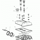 Z18VDS92CF/CU RZR XP TURBO TRACTOR Engine, throttle body and valve cover - z18vds92cf  /  c...