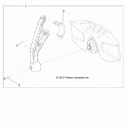 POLARIS GENERAL 1000 EPS DLX (G20GAE99A2/A4/D99AK/AS/BK/BS) Accessory, mirror, rear - g20gad99ak  /  as  /  bk  /  b...