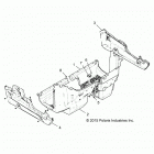 POLARIS GENERAL 1000 PREM (G20GAP99AM/BM) Body, floor and rocker - g20gap99am  /  bm (700798)