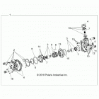 RZR TURBO S4 (Z21P4E92AE/AN/BE/BN/L92AL/AT/BL/BT) Drive train, front gearcase - z21p4e92ae  /  an  /  be  ...