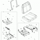 R18RT_87 RGR 900 XP ALL OPTIONS Body, slider drivers seat - r17rte87am  /  ab (701115)