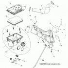 Z18VHE57BV RZR 570 PS Engine, air intake system - z18vhe57bv (701262)
