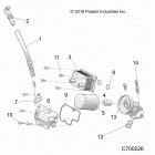 RZR XP 1000 CRWL (Z21NAR99AN/BN) Engine, dipstick and oil filter -  z21nar99an  /  bn (c7...