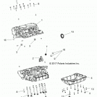 Z18VCE87BK/BU/BR/LU RZR 4 900 Engine, crankcase - z18vce87bk  /  bu  /  br  /  lu (702...