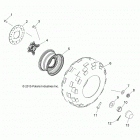 RANGER 570 CREW FULL SIZE (R21CDA57A1/B1) Wheels, front - r21cda57a1  /  b1 (700747)