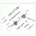 R18RRE99A9/AX/AM/AS/A1/B9/BX/BM/BS/B1 RANGER 1000 PS Drive train, main gearcase internals - r18rre99a9  /  ax...