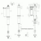 Z18VDE99AK/AW/AJ/BJ/BK/BW/LW/K99AK/BK/M99AL/R99AL/BL RZR XP 1000 Suspension, rear shock internals - z18vdr99al  /  bl (70...