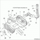 RZR RS1 PS MD (Z20S1E99NG) Drive train, clutch cover and ducting - z20s1e99ng (c700...