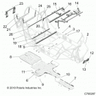RZR 1000 XP4 (Z21N4E99AC/AK/BC/BK/K99AP/AG/BG/BP) Chassis, main frame and skid plates - z21n4e99ac  /  ak ...