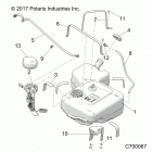 R19RSU99AS/BS RANGER 1000XP PS CREW NSTR Body, fuel tank - r19rsu99as  /  bs (c7000067)
