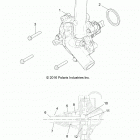 Z18VAS87CM RZR 900 50 INCH EU/TRACTOR Engine, cooling, waterpump - z18vas87cm (701561)