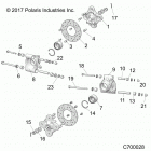R19RSU99AS/BS RANGER 1000XP PS CREW NSTR Suspension, rear carrier - r19rsu99as  /  bs (c700028)