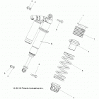 Z19VFE92AC/BC/AD/AM/BM RZR TURBO 4 Suspension, front shock mounting - z19vfe92ac  /  bc  / ...