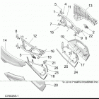 RZR XP 4 1000 HIGH LIFTER (Z21N4M99AG) Body, doors, front - z21n4m99ag (c700285-1)