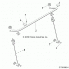 RZR 570 Suspension, front, stabilizer bar - z20cha57a2  /  e57am...