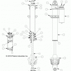 Z18VFE99AK/AJ/AW/BK/BJ/BW/LW/K99AK/BK/M99AL RZR XP 4 1000 Suspension, front shock internals - z18vfm99al (702425)